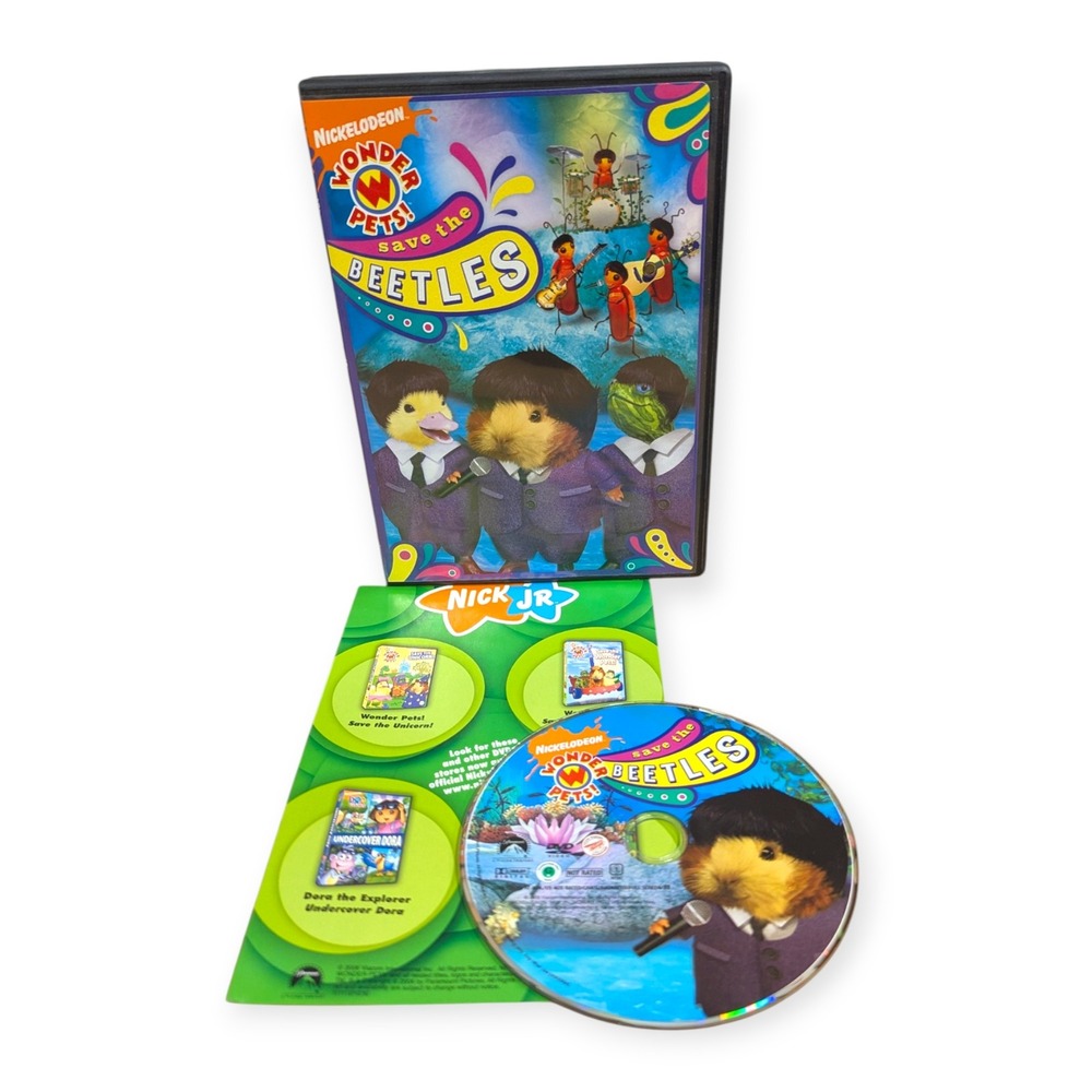 Nickelodeon Wonder Pets Save the Beetles DVD 2008 Kids Nick Jr Movie Animated